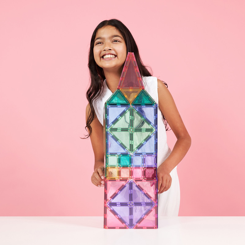 Costruzione magnetica CONNETIX® Pastel Mega Pack 202 pezzi