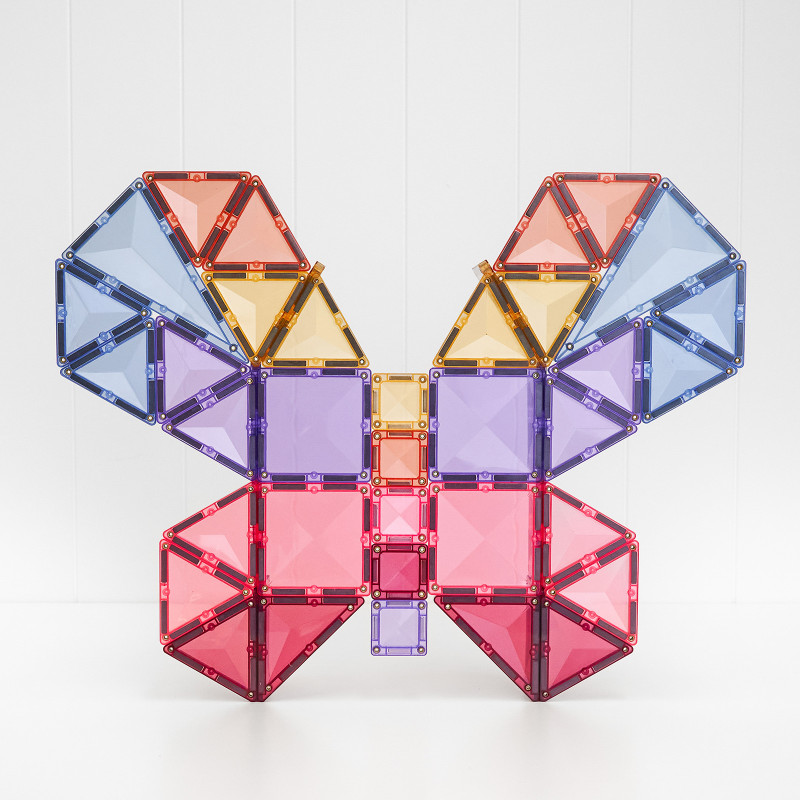 Costruzione magnetica CONNETIX® Pastel Mega Pack 202 pezzi