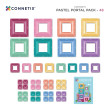 Costruzione magnetica CONNETIX® Pastel Portal Pack 48 pezzi