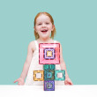 Costruzione magnetica CONNETIX® Pastel Portal Pack 48 pezzi