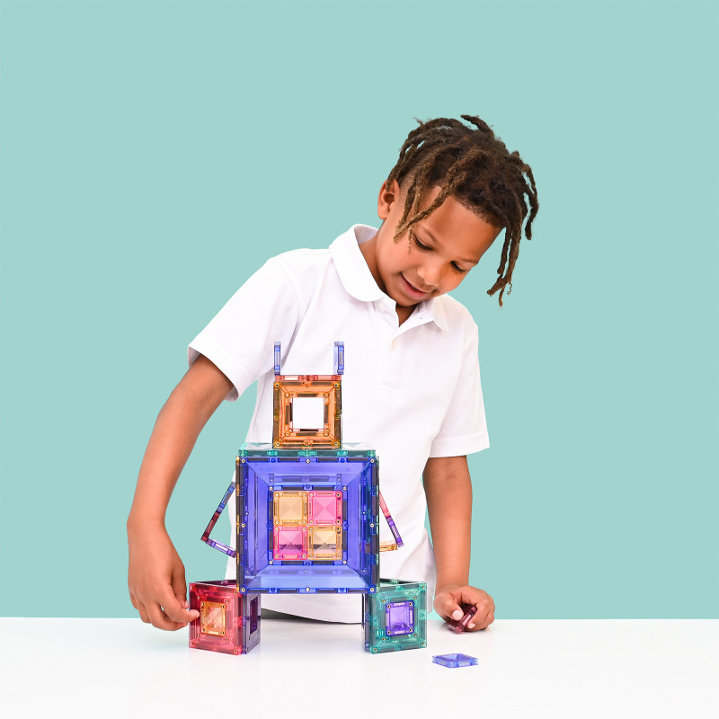 Costruzione magnetica CONNETIX® Pastel Portal Pack 48 pezzi