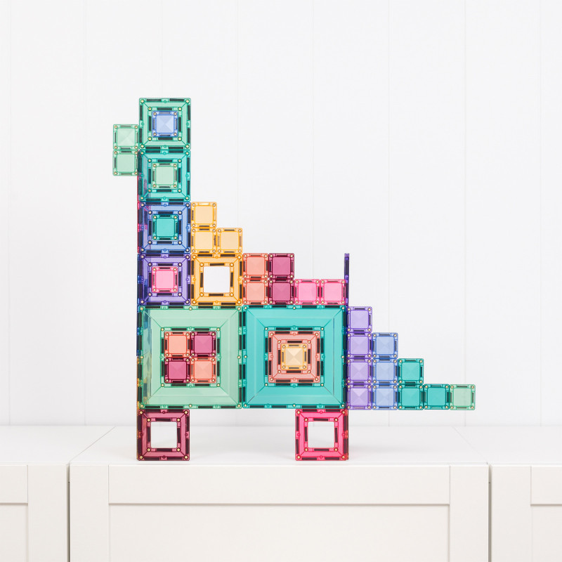 Costruzione magnetica CONNETIX® Pastel Portal Pack 48 pezzi