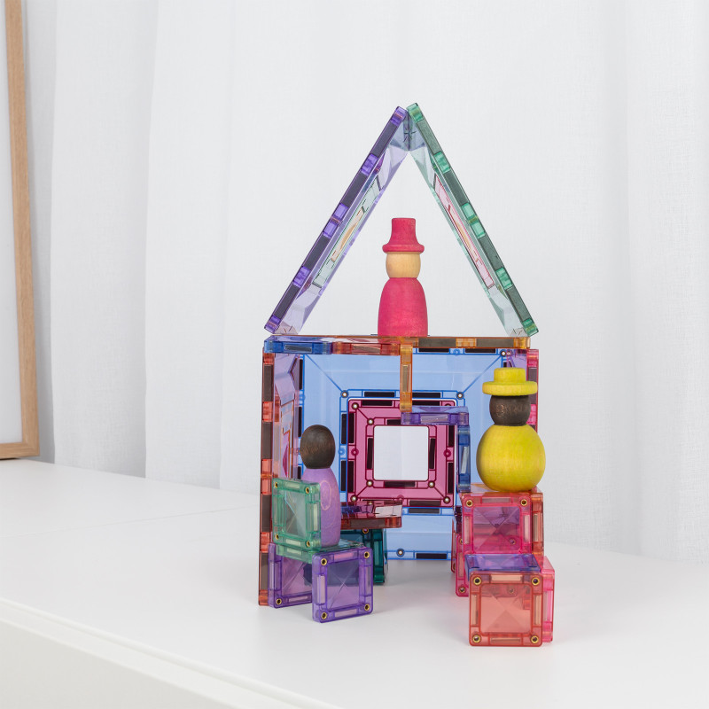 Costruzione magnetica CONNETIX® Pastel Portal Pack 48 pezzi