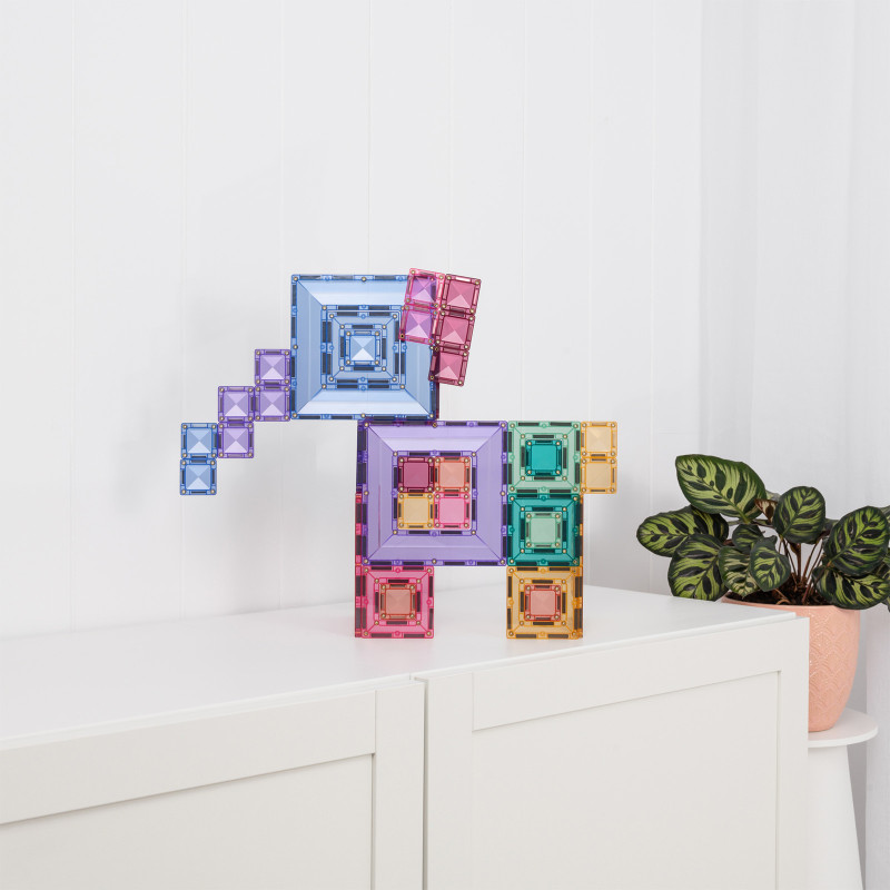 Costruzione magnetica CONNETIX® Pastel Portal Pack 48 pezzi