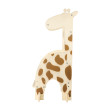 Torre Montessori regolabile con splendida decorazione a giraffa e gradino regolabile in altezza