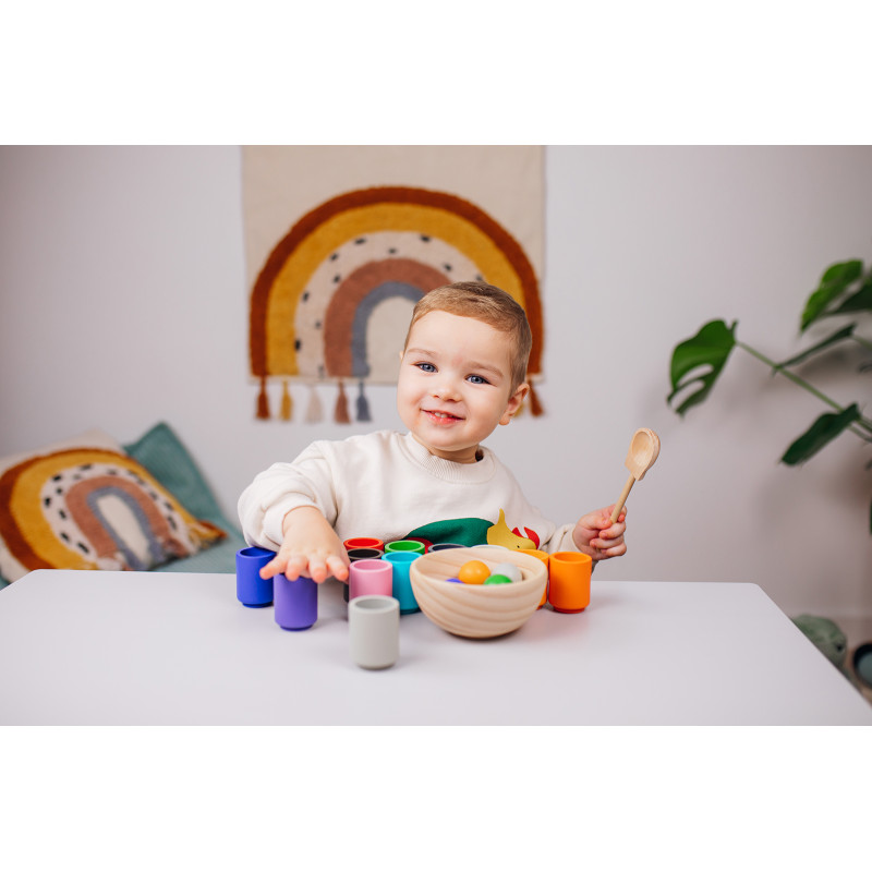 Palline e coppette Montessori - Joybex Palline e coppette Montessori - Joybex