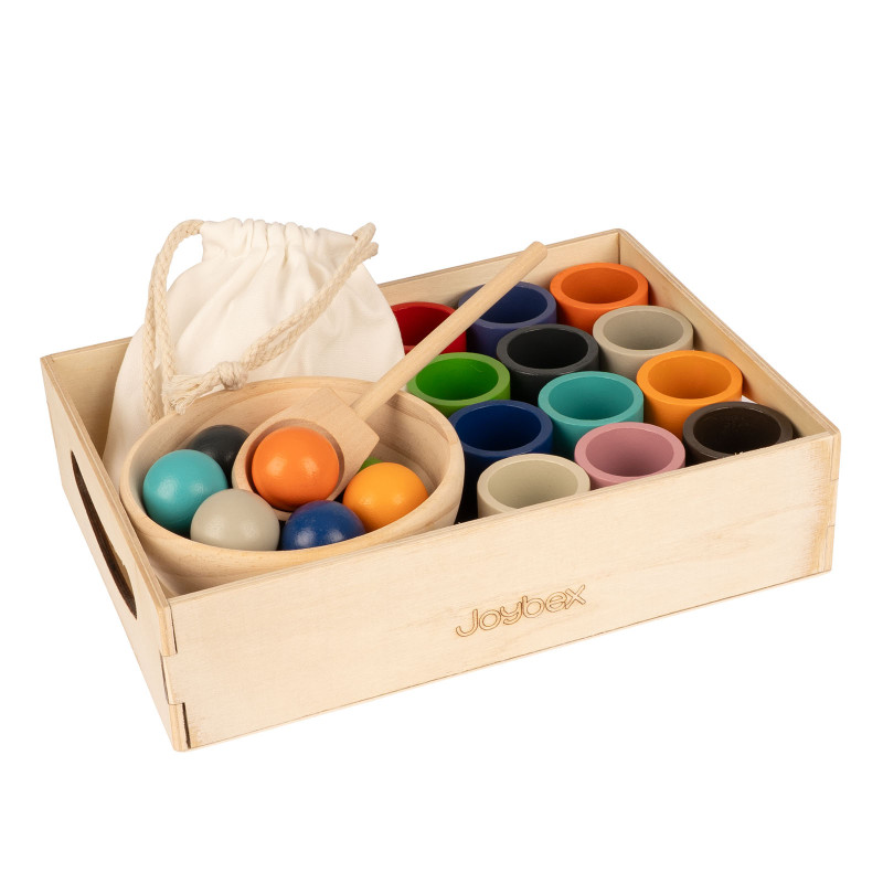 Palline e coppette Montessori - Joybex Palline e coppette Montessori - Joybex