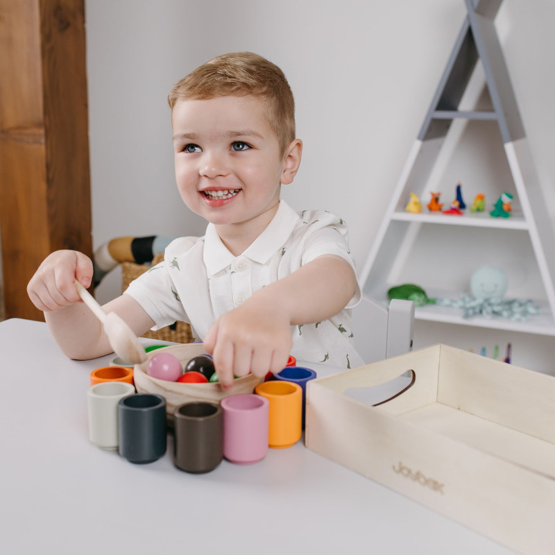 Palline e coppette Montessori - Joybex Palline e coppette Montessori - Joybex