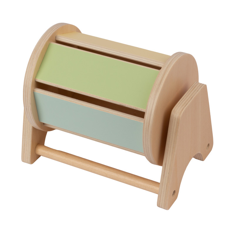 Tamburo rotante Montessori con campanellino Tamburo rotante Montessori con campanellino