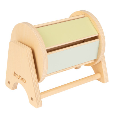 Tamburo rotante Montessori con campanellino