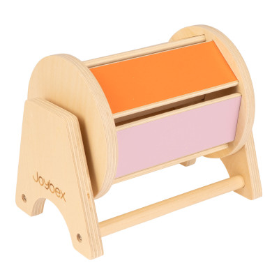 Tamburo rotante Montessori con campanellino