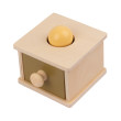 Scatola Montessori con pallina Scatola Montessori con pallina