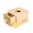 Scatola Montessori con pallina Scatola Montessori con pallina