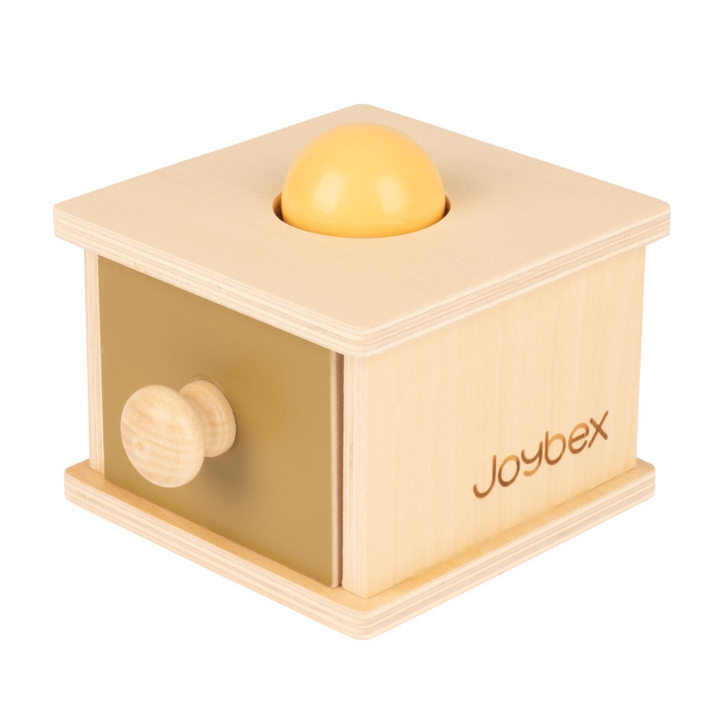 Scatola Montessori con pallina Scatola Montessori con pallina