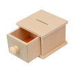 Scatola Montessori con moneta Scatola Montessori con moneta