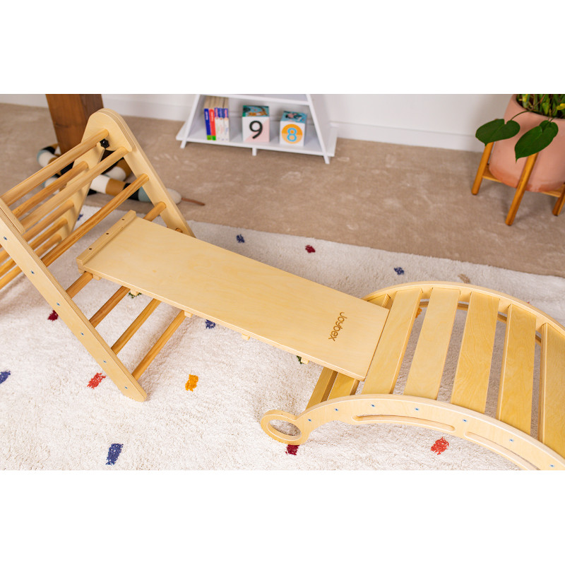 Set da arrampicata Pikler S con dondolo Montessori Set da arrampicata Pikler S con dondolo Montessori