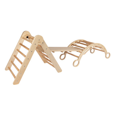 Set da arrampicata Pikler S con arco da arrampicata