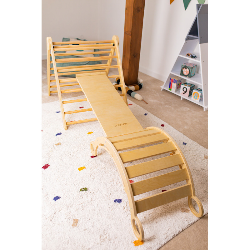Set da arrampicata Pikler M con dondolo Montessori Set da arrampicata Pikler M con dondolo Montessori