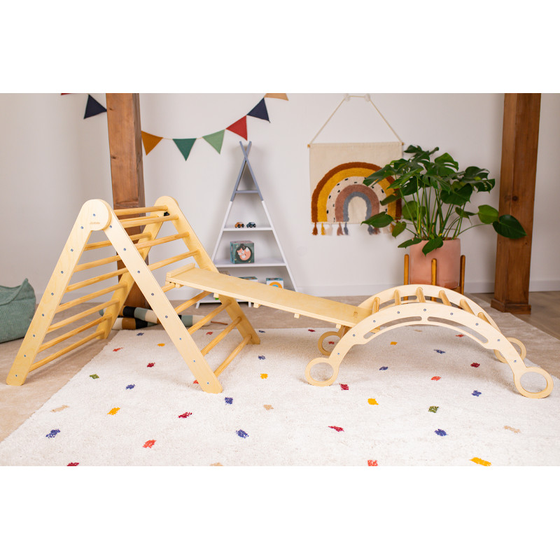 Set da arrampicata Pikler M con arco da arrampicata Set da arrampicata Pikler M con arco da arrampicata