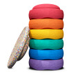 Set Stapelstein Original Rainbow Classic con tavola per l’equilibrio Set Stapelstein Original Rainbow Classic con tavola per l’equilibrio