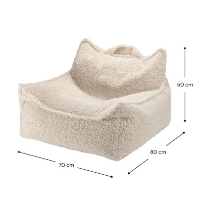 Poltrona sacco per bambini Wigiwama® - Biscuit Beanbag Chair