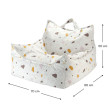 Poltrona sacco per bambini Wigiwama® - Terrazzo Marble Beanbag Chair Poltrona sacco per bambini Wigiwama® - Terrazzo Marble Beanbag Chair