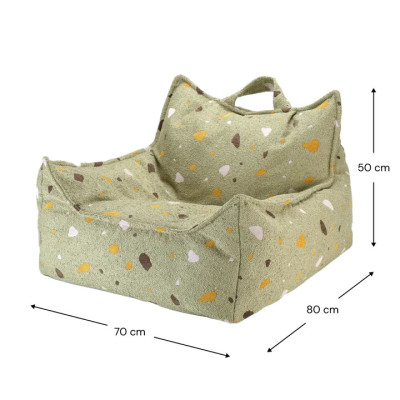 Poltrona sacco per bambini Wigiwama® - Terrazzo Moss Beanbag Chair