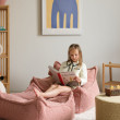Poltrona sacco per bambini Wigiwama® - Guava Pink Beanbag Chair Poltrona sacco per bambini Wigiwama® - Guava Pink Beanbag Chair