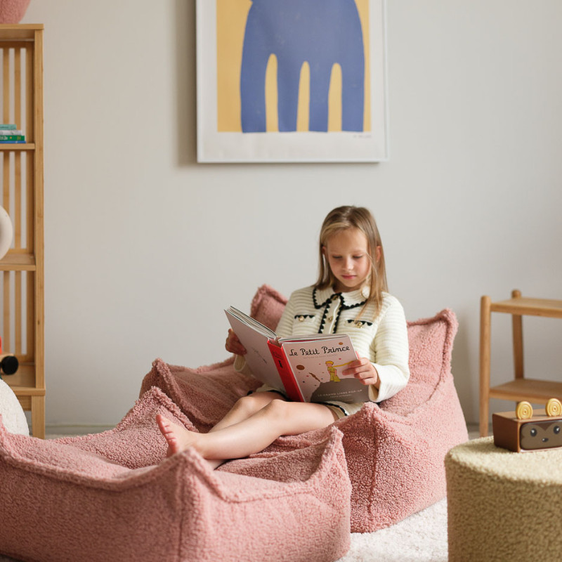 Poltrona sacco per bambini Wigiwama® - Guava Pink Beanbag Chair Poltrona sacco per bambini Wigiwama® - Guava Pink Beanbag Chair