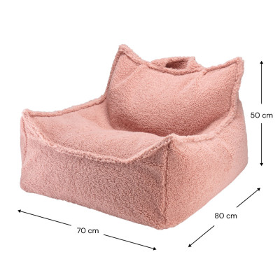Poltrona sacco per bambini Wigiwama® - Guava Pink Beanbag Chair