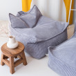 Poltrona sacco per bambini Wigiwama® - Blueberry Blue Beanbag Chair Poltrona sacco per bambini Wigiwama® - Blueberry Blue Beanbag Chair