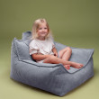 Poltrona sacco per bambini Wigiwama® - Blueberry Blue Beanbag Chair Poltrona sacco per bambini Wigiwama® - Blueberry Blue Beanbag Chair