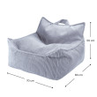 Poltrona sacco per bambini Wigiwama® - Blueberry Blue Beanbag Chair Poltrona sacco per bambini Wigiwama® - Blueberry Blue Beanbag Chair