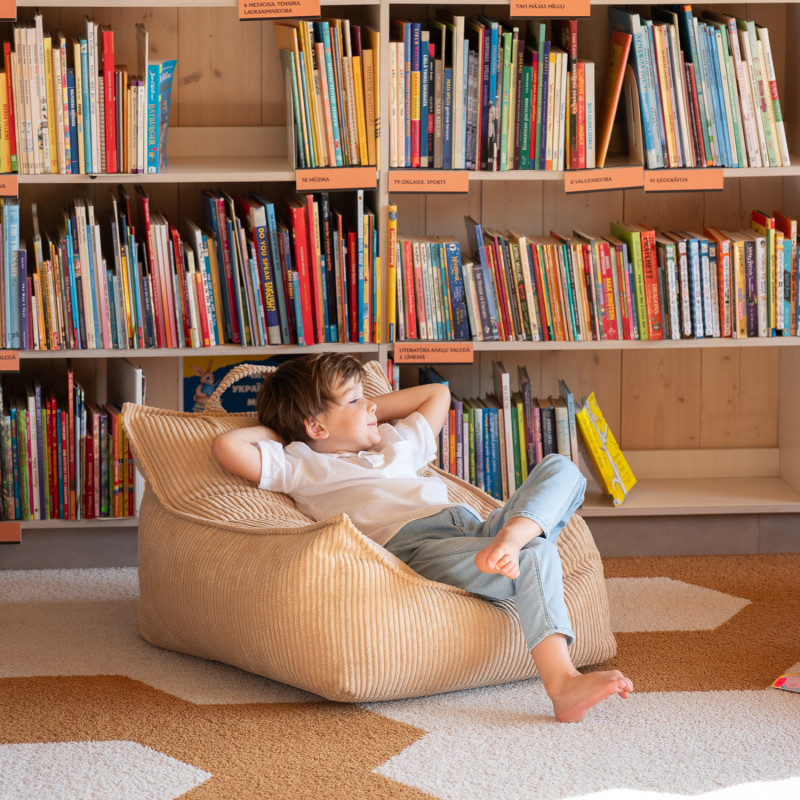 Poltrona sacco per bambini Wigiwama® - Brown Sugar Beanbag Chair Poltrona sacco per bambini Wigiwama® - Brown Sugar Beanbag Chair