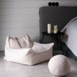 Poltrona sacco per bambini Wigiwama® - Cream White Beanbag Chair Poltrona sacco per bambini Wigiwama® - Cream White Beanbag Chair