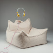 Poltrona sacco per bambini Wigiwama® - Cream White Beanbag Chair Poltrona sacco per bambini Wigiwama® - Cream White Beanbag Chair