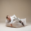 Poltrona sacco per bambini Wigiwama® - Marshmallow Beanbag Chair Poltrona sacco per bambini Wigiwama® - Marshmallow Beanbag Chair