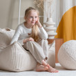 Poltrona sacco per bambini Wigiwama® - Marshmallow Beanbag Chair Poltrona sacco per bambini Wigiwama® - Marshmallow Beanbag Chair