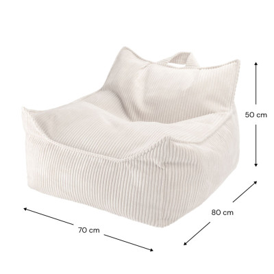 Poltrona sacco per bambini Wigiwama® - Marshmallow Beanbag Chair