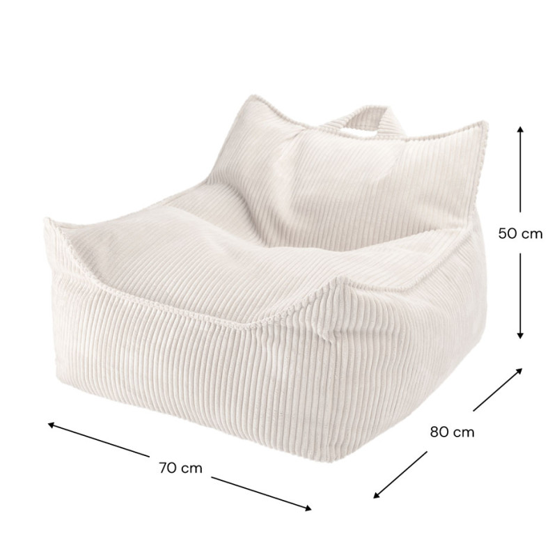 Poltrona sacco per bambini Wigiwama® - Marshmallow Beanbag Chair Poltrona sacco per bambini Wigiwama® - Marshmallow Beanbag Chair
