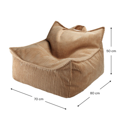 Poltrona sacco per bambini Wigiwama® - Toffee Beanbag Chair