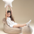 Poltrona sacco per bambini Wigiwama® - Biscuit Bear Beanbag Poltrona sacco per bambini Wigiwama® - Biscuit Bear Beanbag