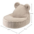 Poltrona sacco per bambini Wigiwama® - Biscuit Bear Beanbag Poltrona sacco per bambini Wigiwama® - Biscuit Bear Beanbag