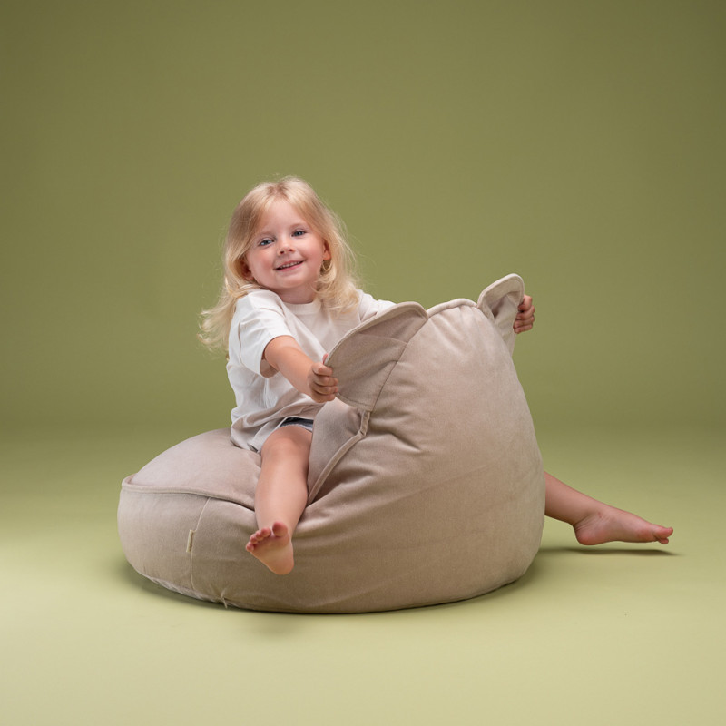 Poltrona sacco per bambini Wigiwama® - Dusty Beige Bear Beanbag Poltrona sacco per bambini Wigiwama® - Dusty Beige Bear Beanbag