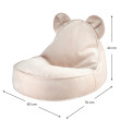 Poltrona sacco per bambini Wigiwama® - Dusty Beige Bear Beanbag Poltrona sacco per bambini Wigiwama® - Dusty Beige Bear Beanbag