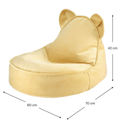 Poltrona sacco per bambini Wigiwama® - Salted Caramel Bear Beanbag