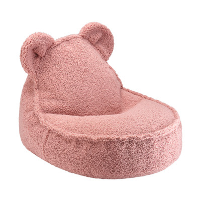 Poltrona sacco per bambini Wigiwama® - Guava Pink Bear Beanbag