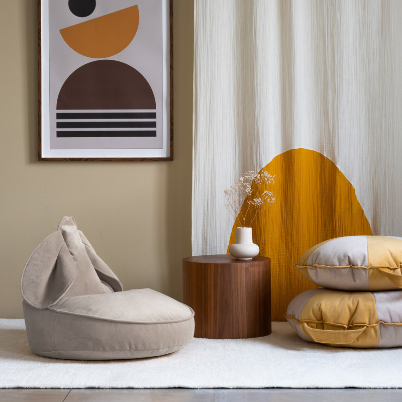 Poltrona sacco per bambini Wigiwama® - Dusty Beige Bunny Beanbag Poltrona sacco per bambini Wigiwama® - Dusty Beige Bunny Beanbag