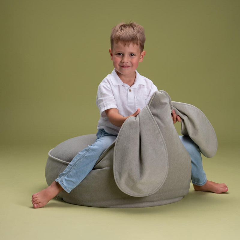Poltrona sacco per bambini Wigiwama® - Misty Green Bunny Beanbag Poltrona sacco per bambini Wigiwama® - Misty Green Bunny Beanbag