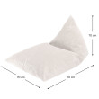 Poltrona sacco per bambini Wigiwama® - Marshmallow Big Lounger Poltrona sacco per bambini Wigiwama® - Marshmallow Big Lounger